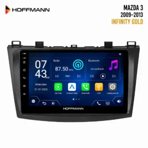 Mazda 3 2009 al 2013 Pantalla Hoffmann Infinity Gold Carplay & Android Auto
