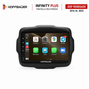 Jeep Renegade 2016 al 2023 Pantalla Hoffbaüer Infinity Plus CarPlay & Android Auto