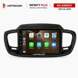 Kia Sorento 2015 al 2020 Pantalla Hoffbaüer Infinity Plus CarPlay & Android Auto