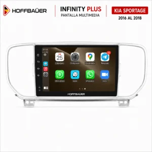 Kia Sportage 2016 al 2018 Pantalla Hoffbaüer Infinity Plus CarPlay & Android Auto