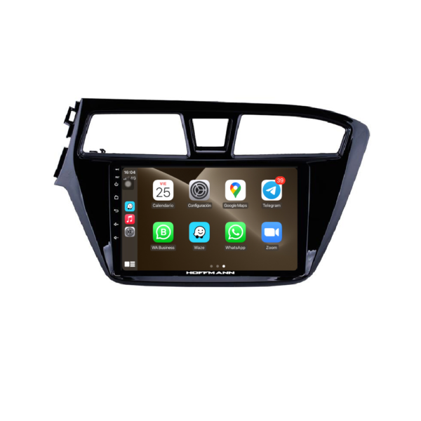 Hyundai i20 2014 al 2020 Pantalla Hoffmann Infinity Gold Carplay & Android Auto