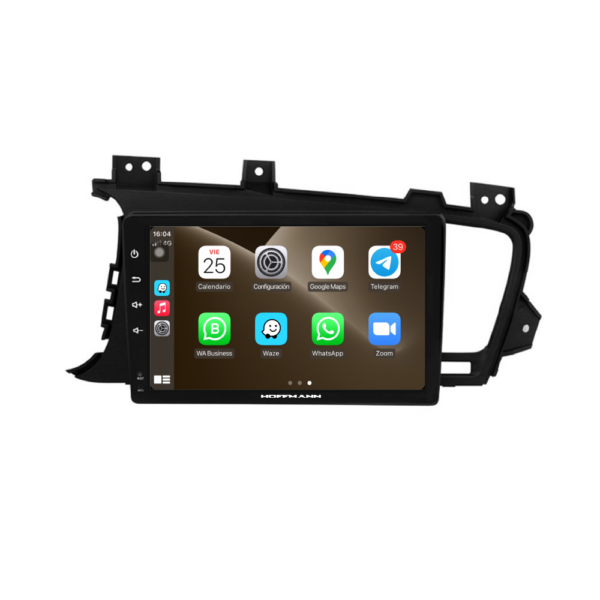 Kia Optima 2010 al 2012 (Marco Pequeño) Pantalla Hoffmann Infinity Gold Carplay & Android Auto