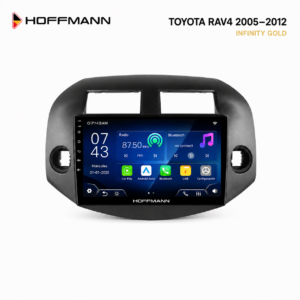Apple CarPlay inalámbrico en pantalla Hoffmann para Toyota RAV4 2005 al 2012