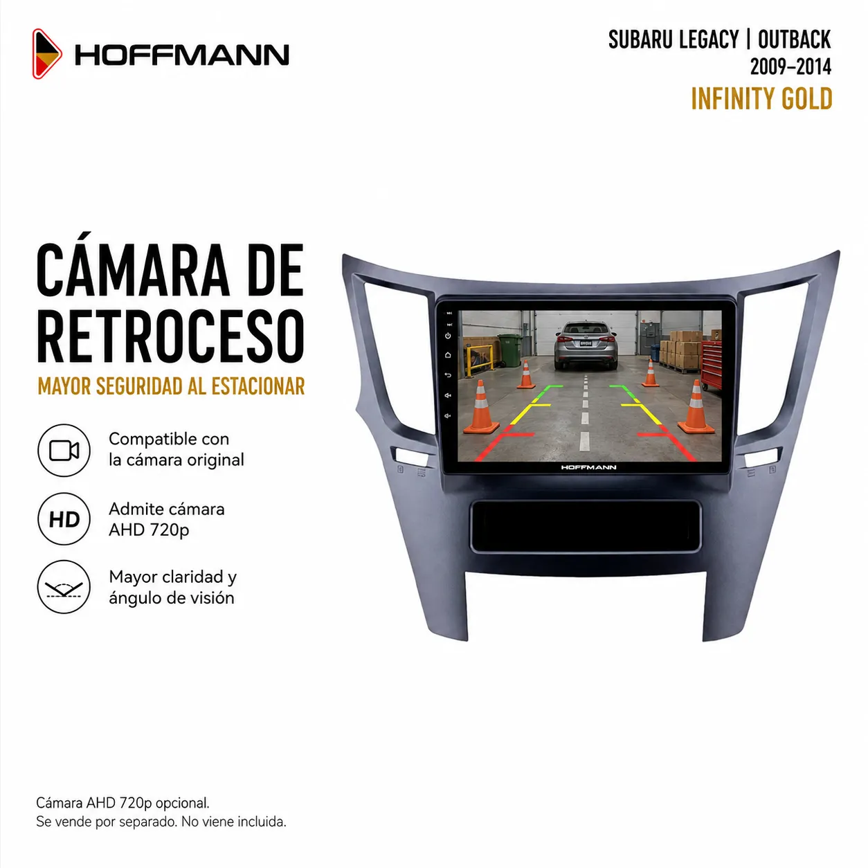 Subaru Legacy | Outback 2009 al 2014 Pantalla Hoffmann Infinity Gold Carplay & Android Auto - Imagen 4