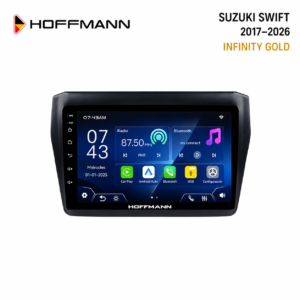 Pantalla Hoffmann Infinity Gold para Suzuki Swift 2017–2026 con Apple CarPlay y Android Auto inalámbricos
