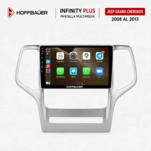 Jeep Grand Cherokee 2008 al 2013 Pantalla Hoffbaüer Infinity Plus CarPlay & Android Auto