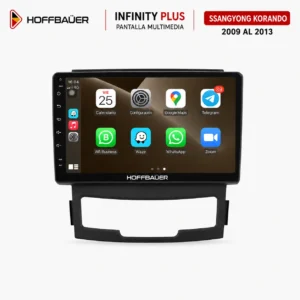 Ssangyong - Korando | 2009 al 2013 Pantalla Hoffbaüer Infinity Plus CarPlay & Android Auto