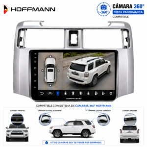 Pantalla Hoffmann compatible con sistema de cámaras 360 grados para Toyota 4Runner 2010-2024.