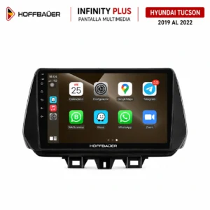 Hyundai Tucson 2019 al 2022 Pantalla Hoffbaüer Infinity Plus CarPlay & Android Auto