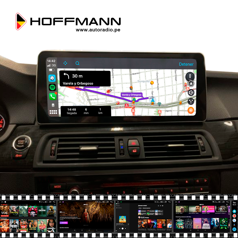 Pantalla Hoffmann OEM Plus BMW CCCNBT EVO APPLE CARPLAY ANDROID AUTO