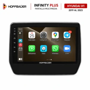 Hyundai H1 2019 al 2023 Pantalla Hoffbaüer Infinity Plus CarPlay & Android Auto
