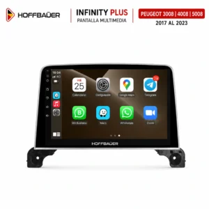 Peugeot 3008 | 4008 | 5008 2017 al 2023 Pantalla Hoffbaüer Infinity Plus CarPlay & Android Auto