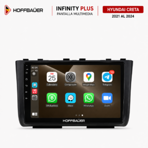 Hyundai Creta 2021 al 2024 Pantalla Hoffbaüer Infinity Plus CarPlay & Android Auto