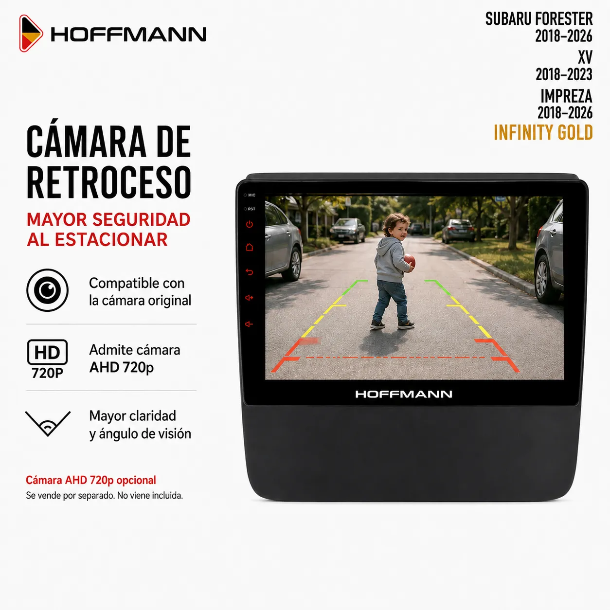 Subaru Forester | XV | Impreza 2018 al 2026 Pantalla Hoffmann Infinity Gold Carplay & Android Auto - Imagen 4