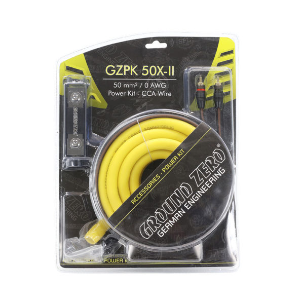 GZPK 50X-II - High-quality 50 mm² / 0AWG CCA cable kit