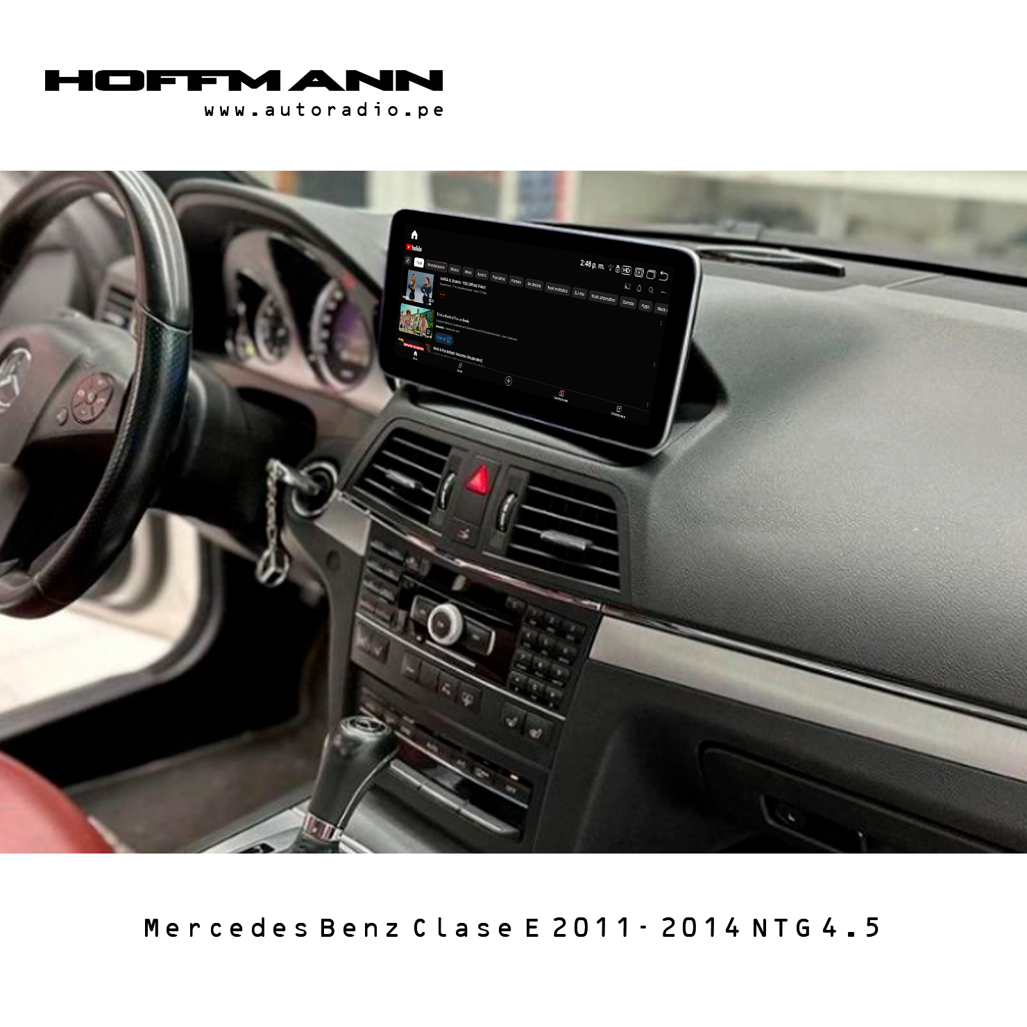 Mercedes Benz Clase E 2011- 2014 NTG 4.5 Pantalla Multimedia