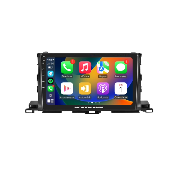 Toyota Highlander 2013 al 2018 Pantalla Hoffmann Infinity Plus CarPlay & Android Auto