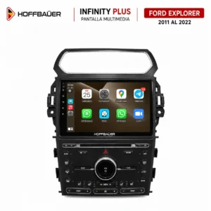 Ford Explorer 2011 al 2022 Pantalla Hoffbaüer Infinity Plus CarPlay & Android Auto