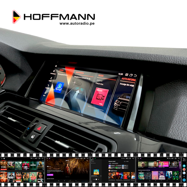 BMW Serie 5 F10 F11 2010 al 2017 CIC NBT Pantalla Hoffmann OEM Plus CarPlay & Android Auto - Imagen 3