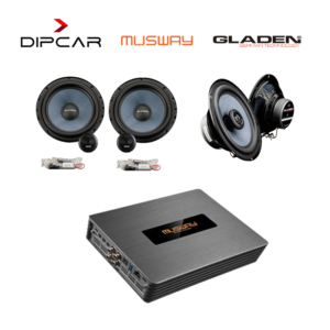 Kit de audio SQ Sistema Activo Gladen Musway Stage 1