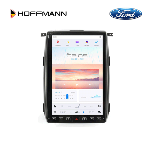 Ford F-150 F-250 F-350 2015 2019 Pantalla Hoffmann Vertical 14.4 Carplay Android Auto