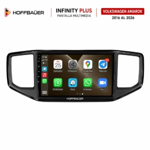 Volkswagen Amarok 2016 al 2026 Pantalla Hoffbaüer Infinity Plus CarPlay & Android Auto