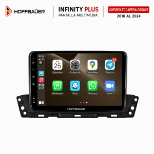 Chevrolet Captiva Groove 2018 al 2024 Pantalla Hoffbaüer Infinity Plus CarPlay & Android Auto