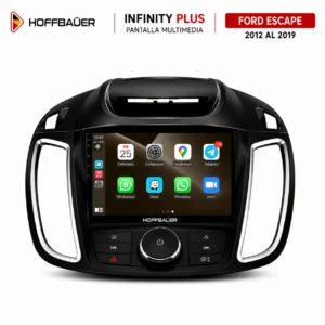 Ford Escape 2012 al 2019 Pantalla Hoffbaüer Infinity Plus CarPlay & Android Auto