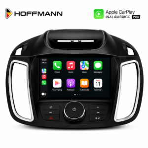 antalla multimedia Hoffmann para Ford Escape 2012 al 2019 con Apple CarPlay inalámbrico integrado.