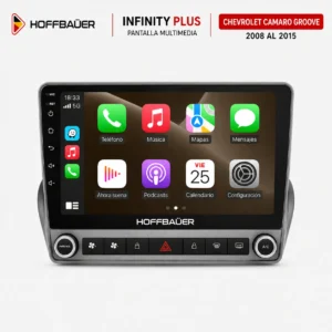 Chevrolet Camaro Groove 2008 al 2015 Pantalla Hoffbaüer Infinity Plus Carplay & Android Auto