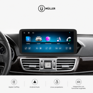 Mercedes benz Clase E W212 2009 al 2016 Pantalla Müller Apple CarPlay & Android Auto