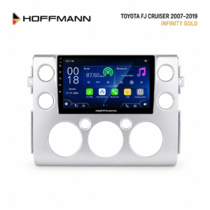 Pantalla Hoffmann Infinity Gold para Toyota FJ Cruiser 2007 al 2019 con marco plateado